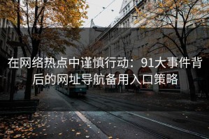 在网络热点中谨慎行动：91大事件背后的网址导航备用入口策略